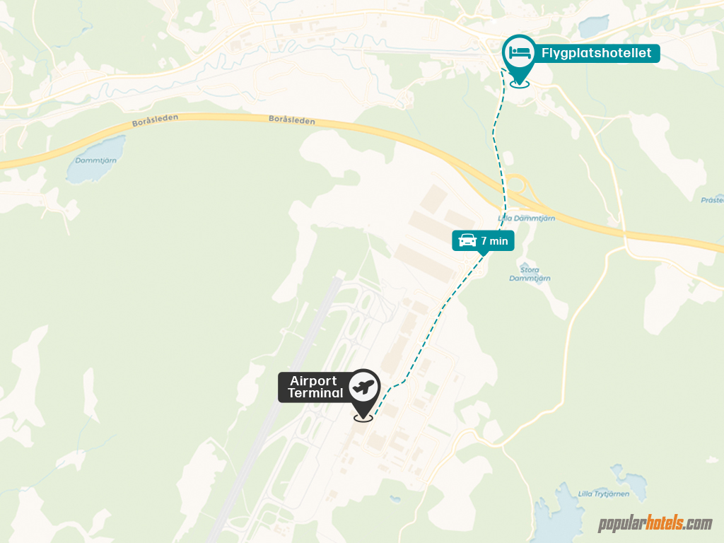 Flygplatshotellet location
